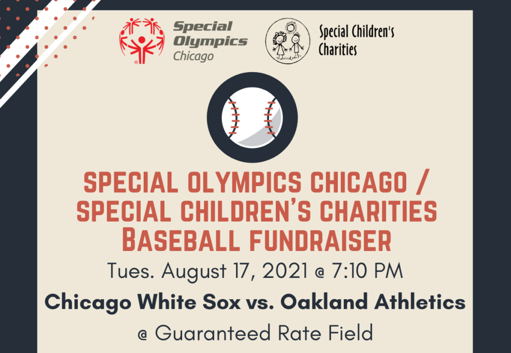 White Sox Ticket Sign up for Athletes Special Olympics Chicago